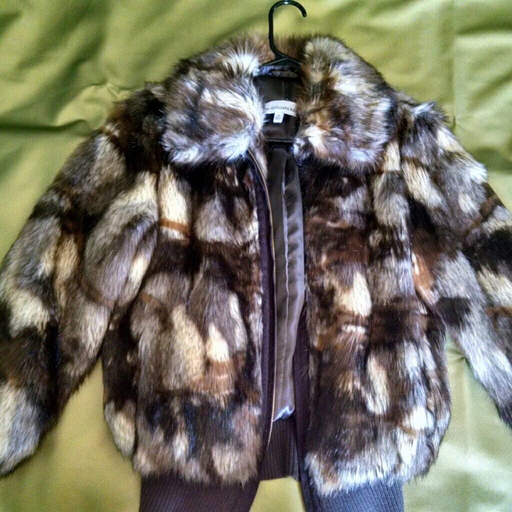 GR faux fur jacket